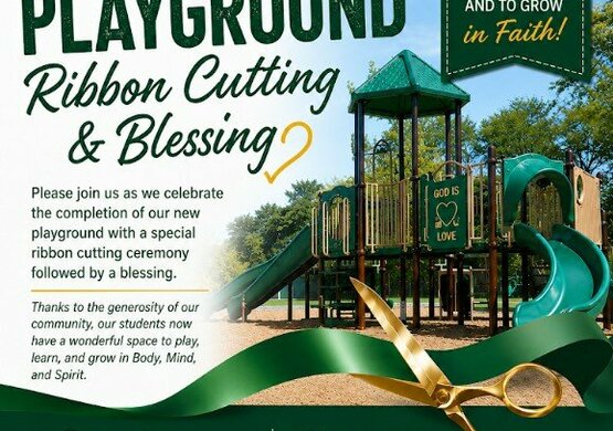 Playground Ribbon Cutting