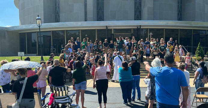 Summer of Fun events conclude with outdoor Mass and cookout