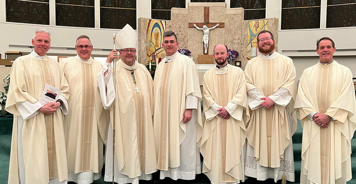 Installation Mass brings together parish's past, present and looks to the future