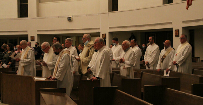 Installation Mass brings together parish's past, present and looks to the future