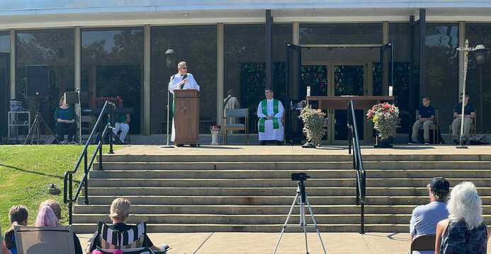 Summer of Fun events conclude with outdoor Mass and cookout