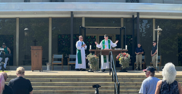 Summer of Fun events conclude with outdoor Mass and cookout