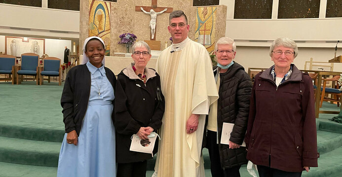 Installation Mass brings together parish's past, present and looks to the future