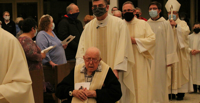 Installation Mass brings together parish's past, present and looks to the future