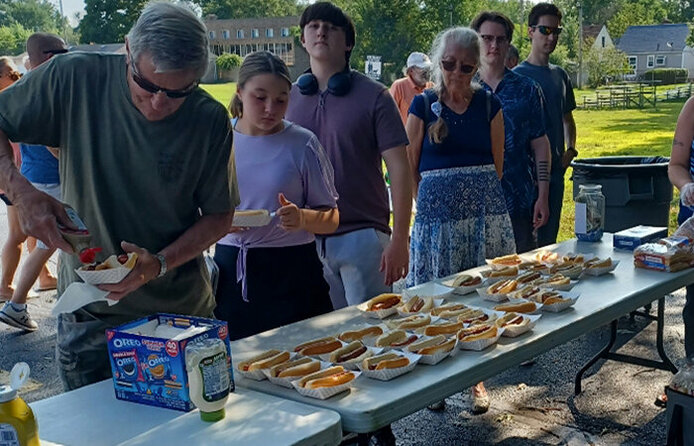 Summer of Fun outdoor Mass and cookout