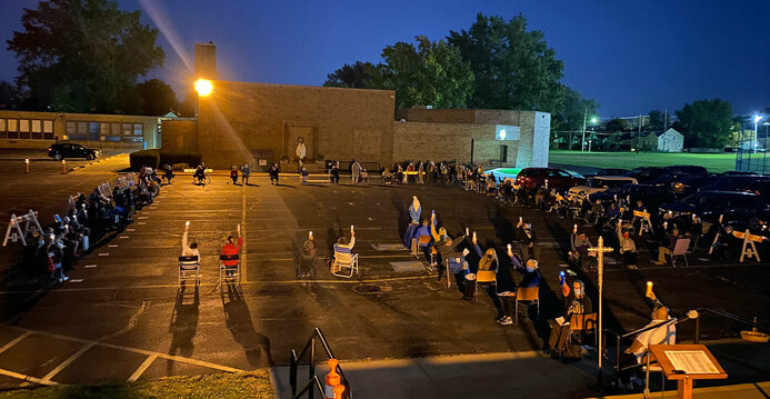 Living Rosary continues to inspire parishioners’ devotion to our Blessed Mother