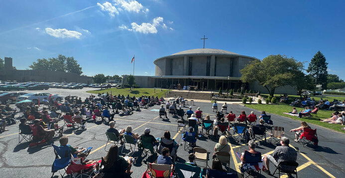 Summer of Fun events conclude with outdoor Mass and cookout