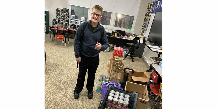 Another successful Thanksgiving food drive in the books!